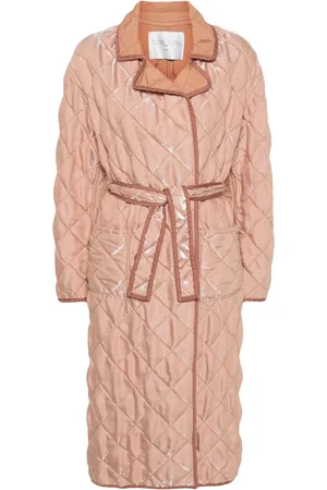 FORTE FORTE Sheen-effect quilted coat