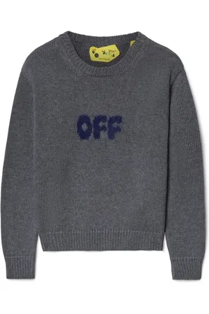 OFF-WHITE Arrow Chunky brushed-logo jumper