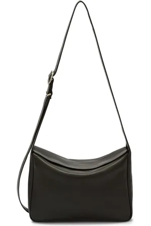 Jil Sander Flap Large leather shoulder bag