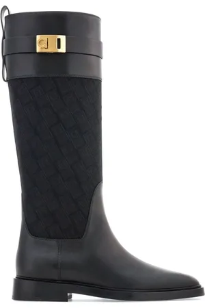Salvatore Ferragamo Hug buckle boots
