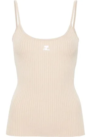 Courrèges Reedition ribbed top