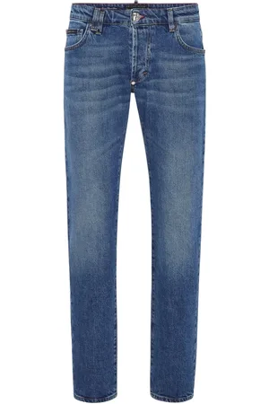 Philipp Plein Tattoo Super straight-cut jeans