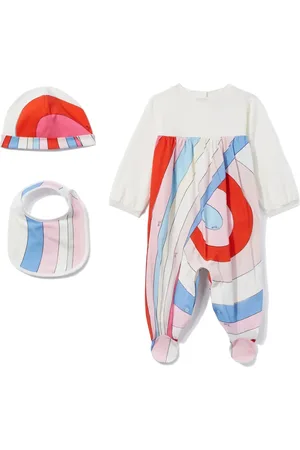 PUCCI Junior Iride-print babygrow set