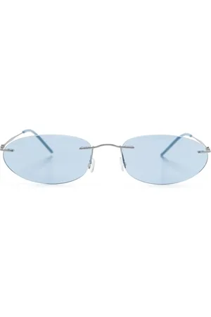Giorgio Armani Oval-frame sunglasses