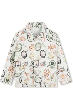 Kenzo Postcard-print cotton jacket