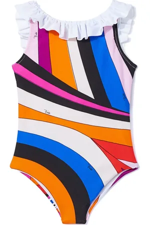 PUCCI Junior Iride-print swimsuit