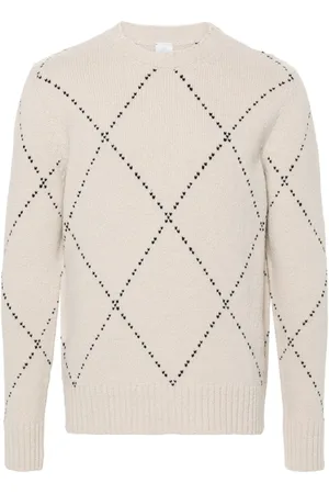 ELEVENTY Argyle-patterned sweater