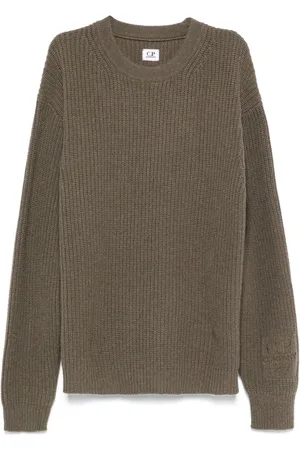 C.P. Company Embroidered-logo sweater