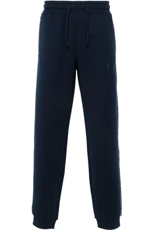 EA7 Logo-tape track pants