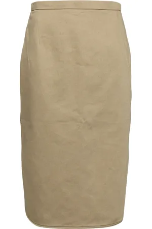 Nº21 Stretch-cotton pencil skirt