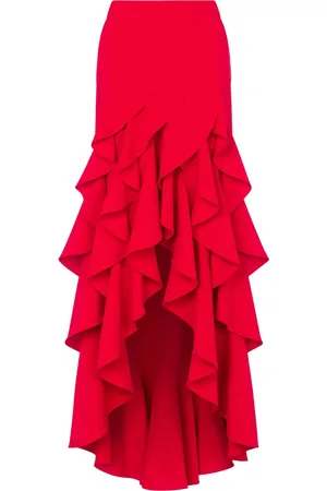 Moschino Tiered asymmetric skirt