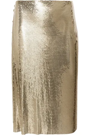 Paco rabanne Pression Chainmail midi skirt
