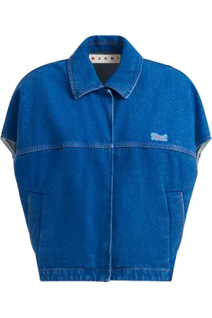 Marni Short-sleeved denim jacket