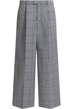 Marni Checked wool chinos