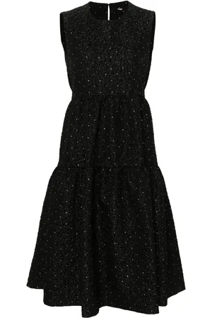 Maje Rhinestone-embellished maxi dress