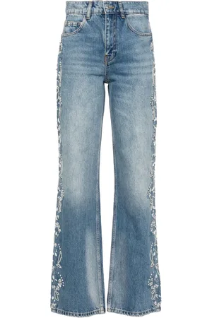 Maje Embroidered jeans