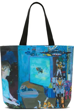 J.W.Anderson Graphic-print canvas tote bag