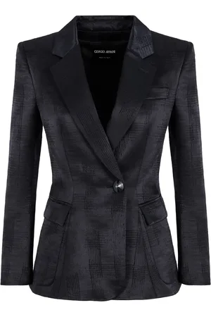 Giorgio Armani Floral-appliqu?? blazer