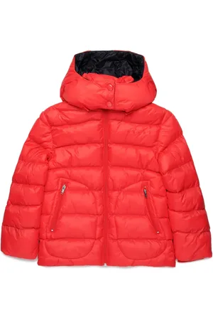 Marni Logo-embroidered hooded puffer jacket