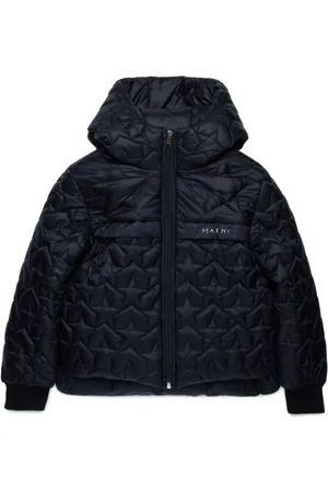 Marni Star quilt hooded puffer jacket