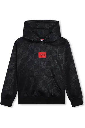 HUGO BOSS Monogram-pattern hoodie