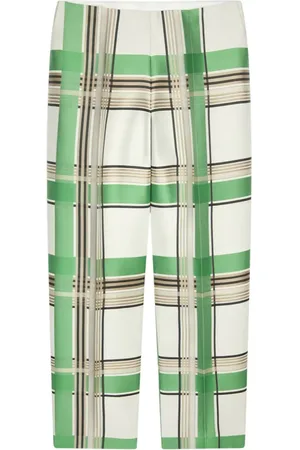 DRIES VAN NOTEN Printed jacquard trousers