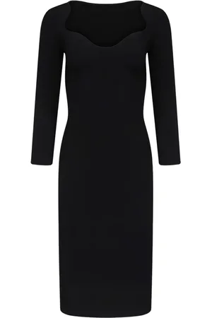 GALVAN Kaia stretch-knit midi dress