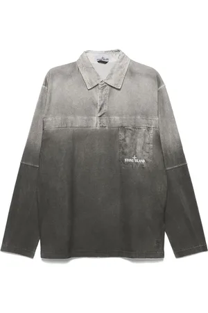 Stone Island Compass-print polo shirt