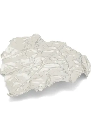 Jil Sander Oversize leaf-shaped polished brooch