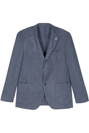 LUIGI BIANCHI MANTOVA Brooch-detail blazer