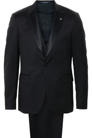 TAGLIATORE Satin-trim dinner suit