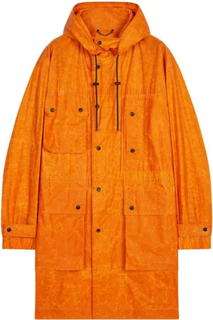 DRIES VAN NOTEN Water-repellent waxed cotton parka