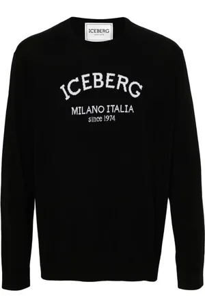 Iceberg Jacquard-logo sweater