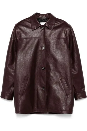 MAGDA BUTRYM Logo-embossed short coat