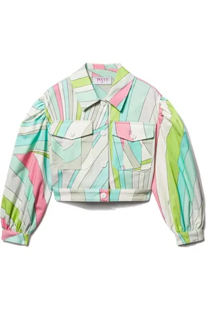 PUCCI Junior Iride-print jacket