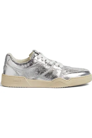 Dsquared2 Metallic leather sneakers