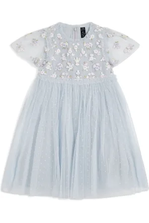 Needle & Thread Floral-embroidered dress