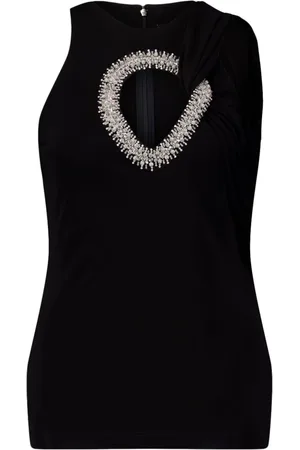 Givenchy Embroidered halterneck top