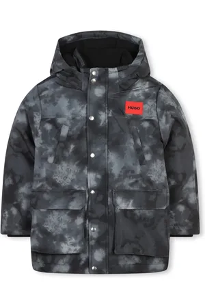 HUGO BOSS Tie-dye hooded jacket