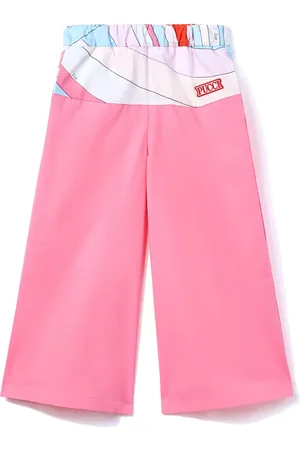 PUCCI Junior Iride-print trousers