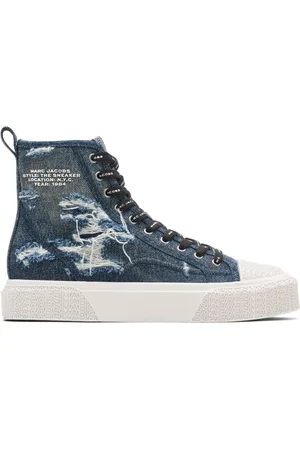 Marc Jacobs The Rip And Tear Denim High Top sneakers