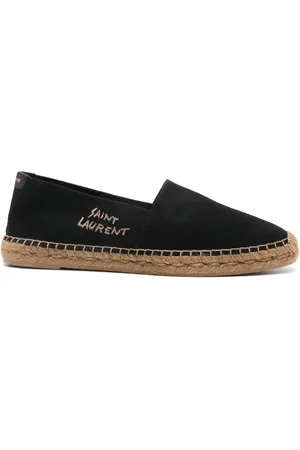 Saint Laurent Logo-embroidered espadrilles