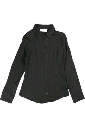 Marine Serre Moon Diamant jacquard shirt