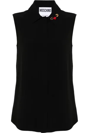 Moschino Heart Safety Pin blouse