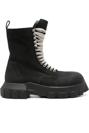 Rick Owens Nubuck-leather boots