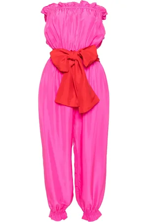 Cynthia Rowley Silk strapless jumpsuit