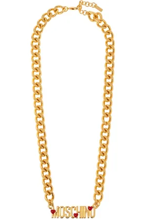Moschino Logo-lettering chain necklace