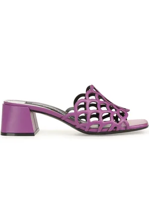 Sergio Rossi Mermaid 45mm cut-out mules