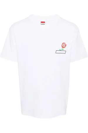 Ground Zero Floral logo-print cotton T-shirt