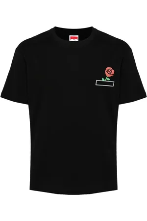 Ground Zero Rose-print cotton T-shirt